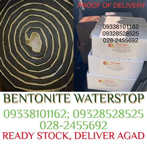 Bentonite Waterstop, Commercial & Industrial, Construction & Building Materials on Carousell