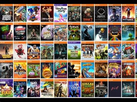 All Xbox Live Arcade Games for Xbox 360 / Todos Los Juegos de Xbox 360 en Xbox Live Arcade - YouTube