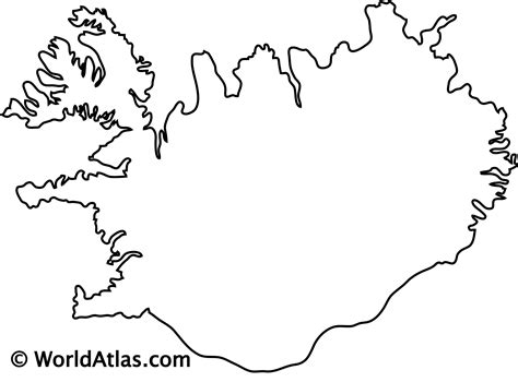 Paper Map Of Iceland