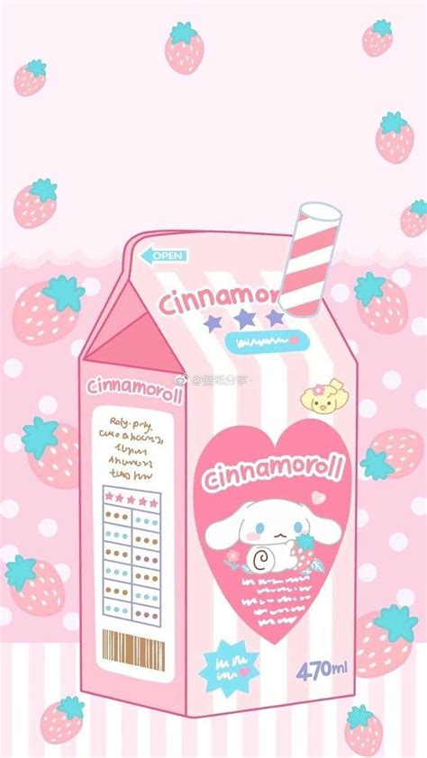 Cinnamoroll milk carton, pink milk HD phone wallpaper | Pxfuel