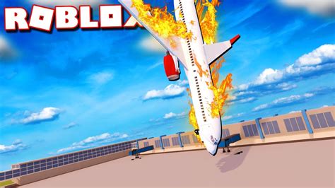 Roblox Adventures - REALISTIC PLANE CRASH IN ROBLOX!? (Plane Simulator ...