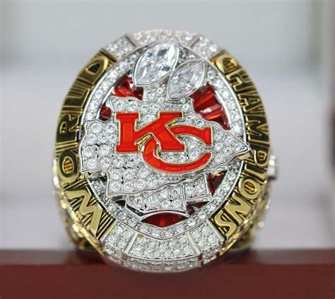 Offical one 2020 Kansas City Chiefs super bowl 54 championship ring 7-15S