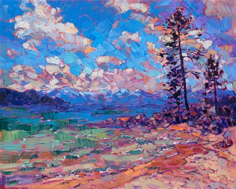 Tahoe Color - Contemporary Impressionism Paintings by Erin Hanson