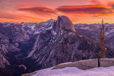 Glacier Point Sunrise In Winter Photograph by Ning Lin - Fine Art America