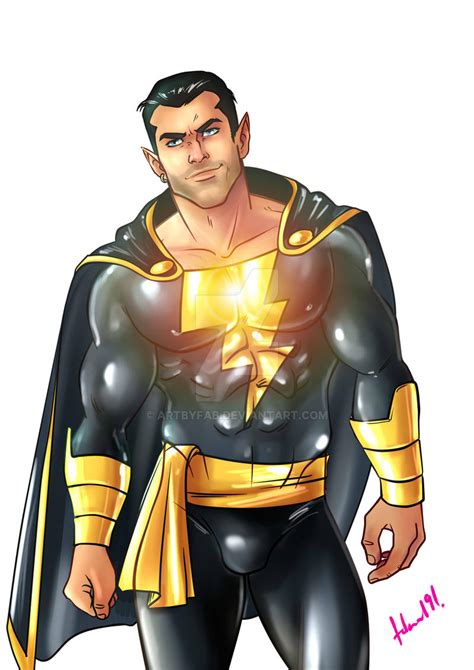 Shazam Black Adam by ArtByFab on DeviantArt