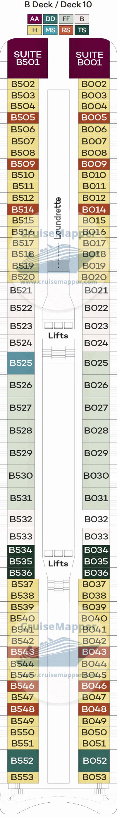 Spirit of Discovery deck 6 plan | CruiseMapper