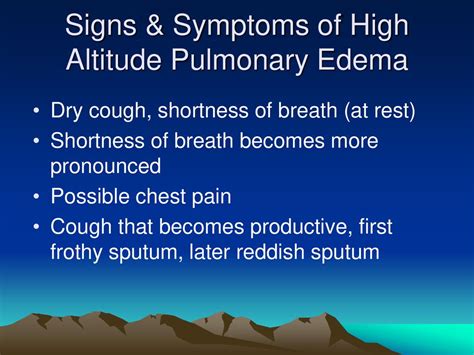 Lesson 15: Altitude Sickness - ppt download