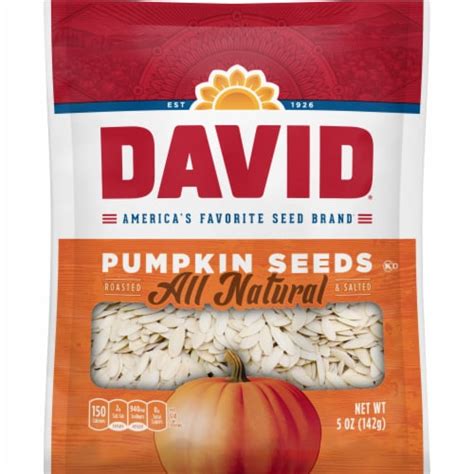 David® Roasted & Salted All Natural Pumpkin Seeds, 5 oz - Smith’s Food ...