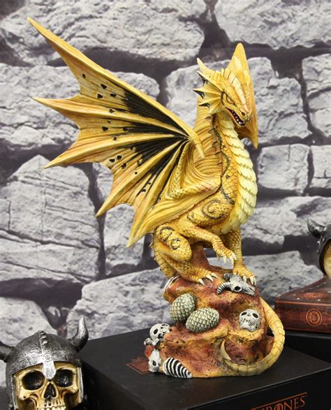 Ebros Gift Desert Sand Element Chaos Dragon Statue Anne Stokes Fantasy ...