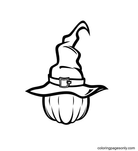 98 Witch Hat Coloring Pages - ColoringPagesOnly.com