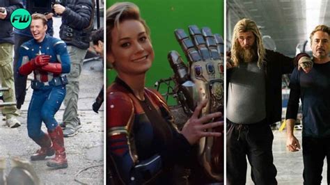 Marvel: 15 Best Behind The Scenes Photos You Have To See