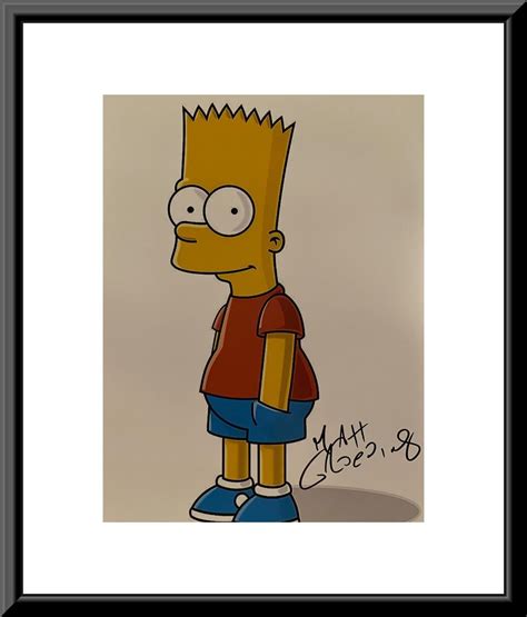 The Simpsons Matt Groening signed photo | EstateSales.org