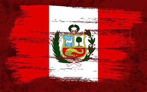 Descargar Fondos De Pantalla Bandera Peruana 4k El Grunge La Bandera ...