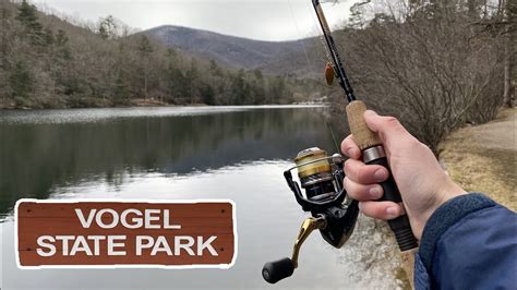 Winter TROUT Fishing at Vogel State Park (Vogel Lake) - YouTube