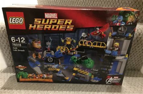 NEUF LEGO AVENGERS : Hulk Lab Smash 76018. Marvel Super Heroes Modok, Falcon, Thor EUR 78,89 ...