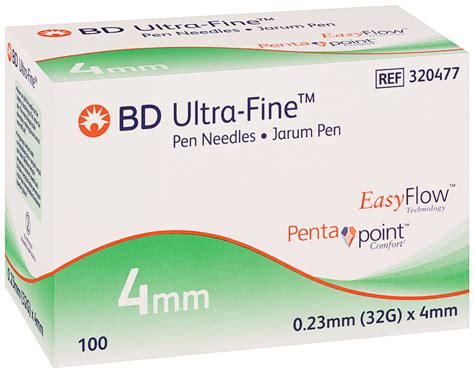 BD Ultra-Fine 4mm Pen Needle 32G 100pk | Diabetes Shop