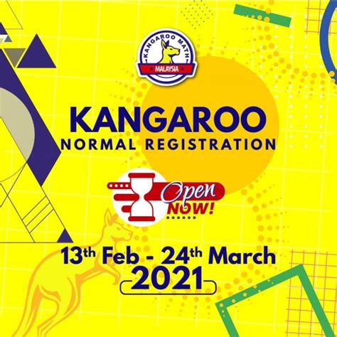 Kangaroo Math 2021 Registration Is Now Open! - Kangaroo Math Malaysia