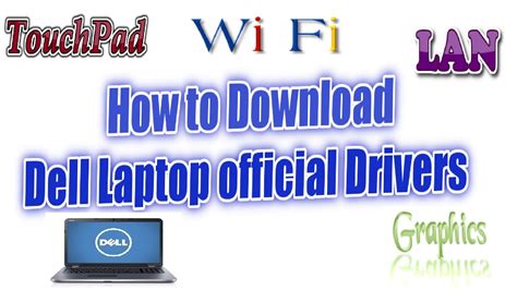 How to download dell laptop drivers (Official) - YouTube