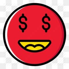 Money Mouth Face Emoji Icon Of Colored Outline Style - Money White Face ...