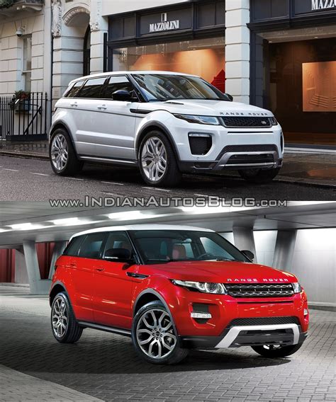 2016 Range Rover Evoque facelift vs 2015 Evoque - Old vs New