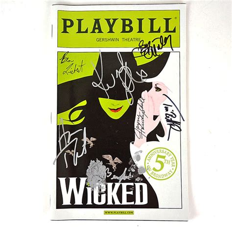 Signed "Wicked" Playbill | EBTH