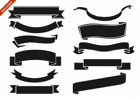 ribbon banner set by PicturesOfPelicans on DeviantArt