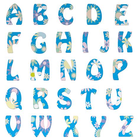 Alphabet Letters Floral Free Stock Photo - Public Domain Pictures