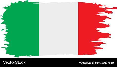 Italy flag Royalty Free Vector Image - VectorStock