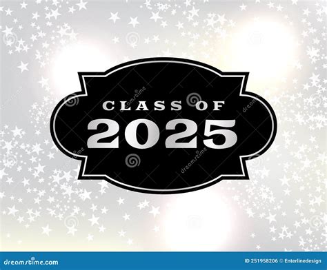 Class Of 2025 Graduation Emblem Illustration | CartoonDealer.com #251958206