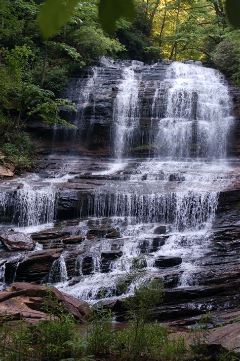 90 ft. Pearson's Falls near Saluda, NC Near our house in Saluda. Neat ...