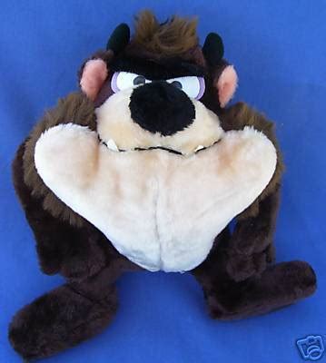 Taz Tasmanian Devil Plush Stuffed Animal Warner Bros | #254495229