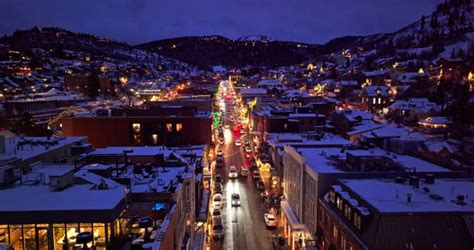 60+ Park City Main Street Winter Stock Photos, Pictures & Royalty-Free ...