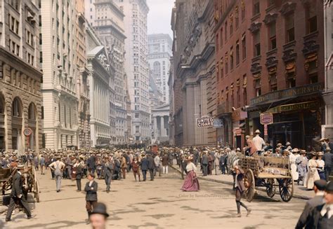 Picture of the Day: New York City, 1900s Colorized » TwistedSifter