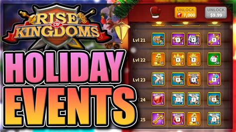 Christmas Events in Rise of Kingdoms [Sneak Peek 2021] - YouTube