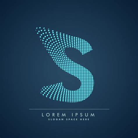 abstract creative dots logo letter S - Download Free Vector Art, Stock ...