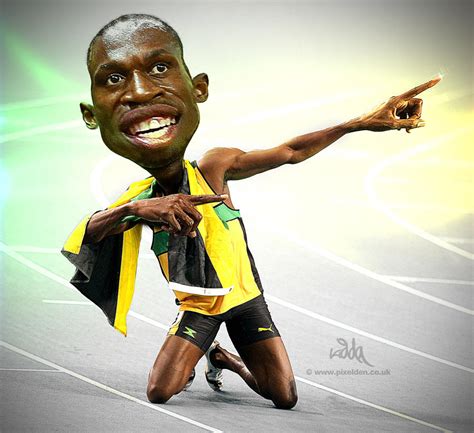 Usain Bolt - Caricature by kiddac on DeviantArt