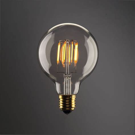 LED lamp E27 rond 8W filament dimbaar goudkleurig | My Planet LED