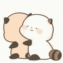 Cartoon Love Cute Hug Gif - Animasi gif