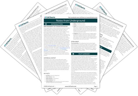 Notes from Underground Study Guide | Literature Guide | LitCharts