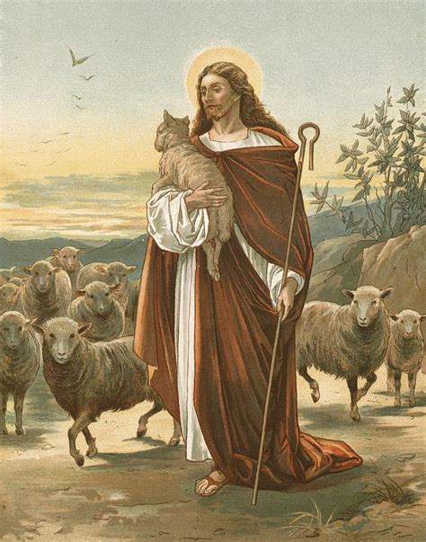 Painting Of Jesus The Good Shepherd at PaintingValley.com | Explore ...