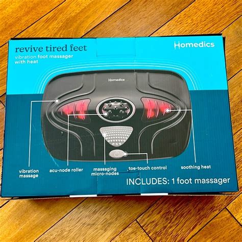 Homedics | Other | Homedics Vibration Foot Massager Heated Portable Foot Massager Machine | Poshmark