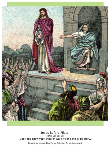 Bible Story Pictures - The Trial of Jesus - The Scripture Lady