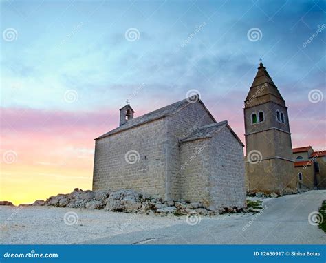 Stone church stock image. Image of destinations, fashioned - 12650917