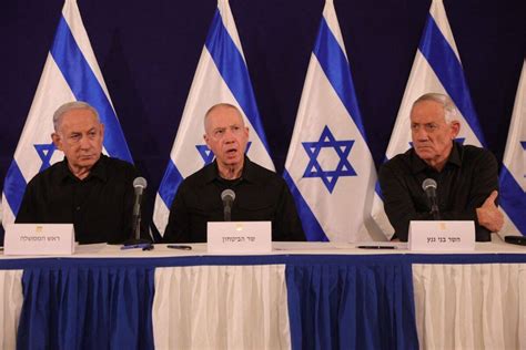 Israeli War Cabinet members refuse to attend news conference with ...