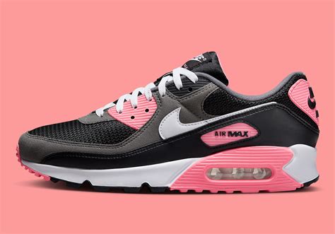 Nike Air Max 90 "Grey/Black/Pink" HF9190-001 | SneakerNews.com