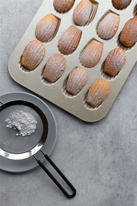 Vanilla Lemon Madeleines - Apple Cake Annie french