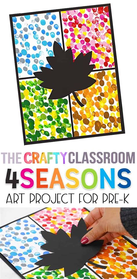 Four Seasons Art Project for Kids | Kindergarten crafts, Preschool art projects, Kindergarten ...