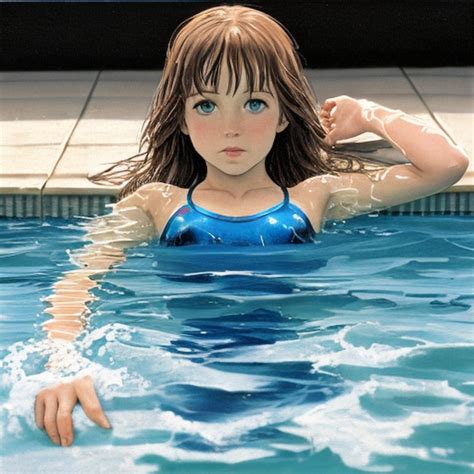 Premium AI Image | kids swimming pool