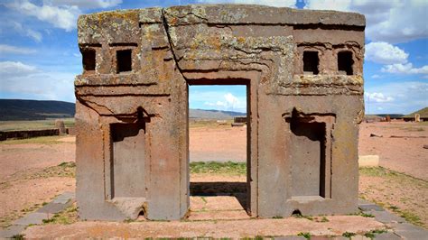 The Gate Of Sun in Tiwanaku, Bolivia