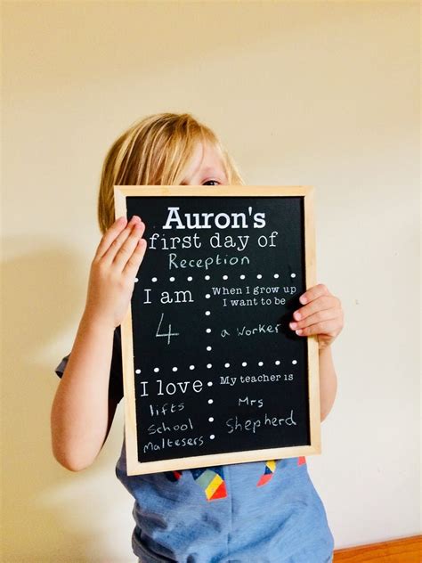 Reusable Back to School Chalkboard Sign Personalised Back to - Etsy